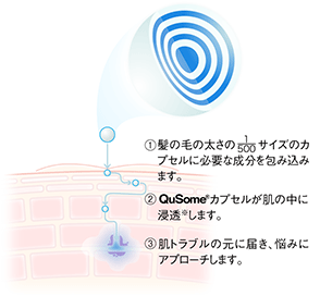 QuSome®無配合の水溶液