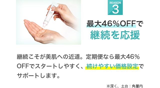 3最大33%OFFで継続を応援