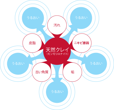 天然クレイ「モンモリロナイト」