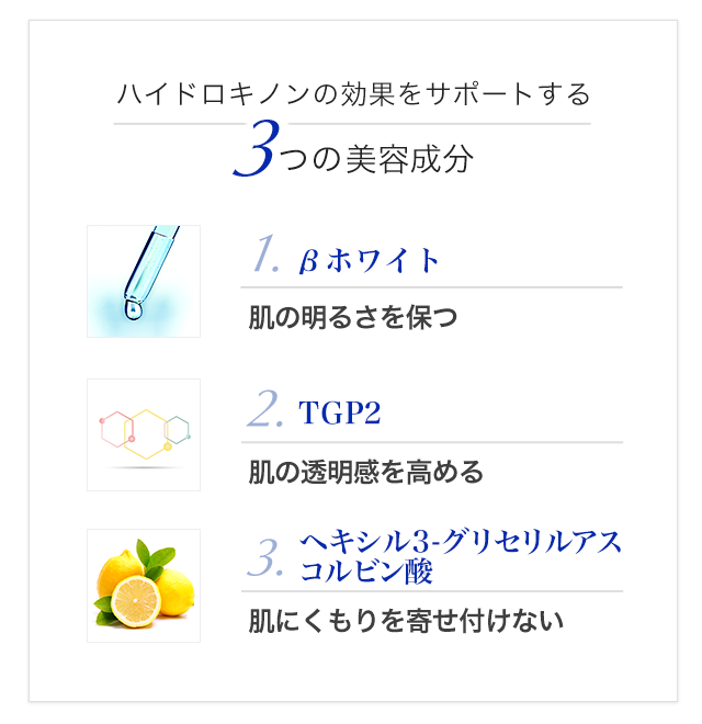 3つの美容成分