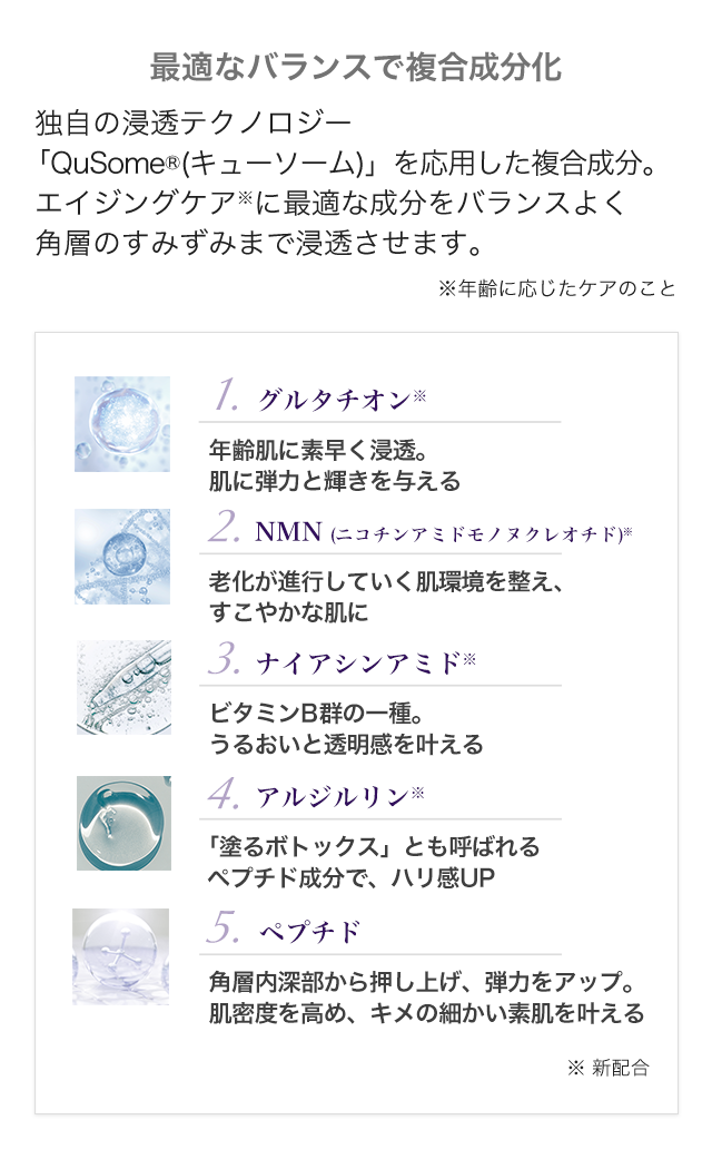 QuSomeモイスチャーリッチクリーム | スキンケア化粧品・サイエンス 