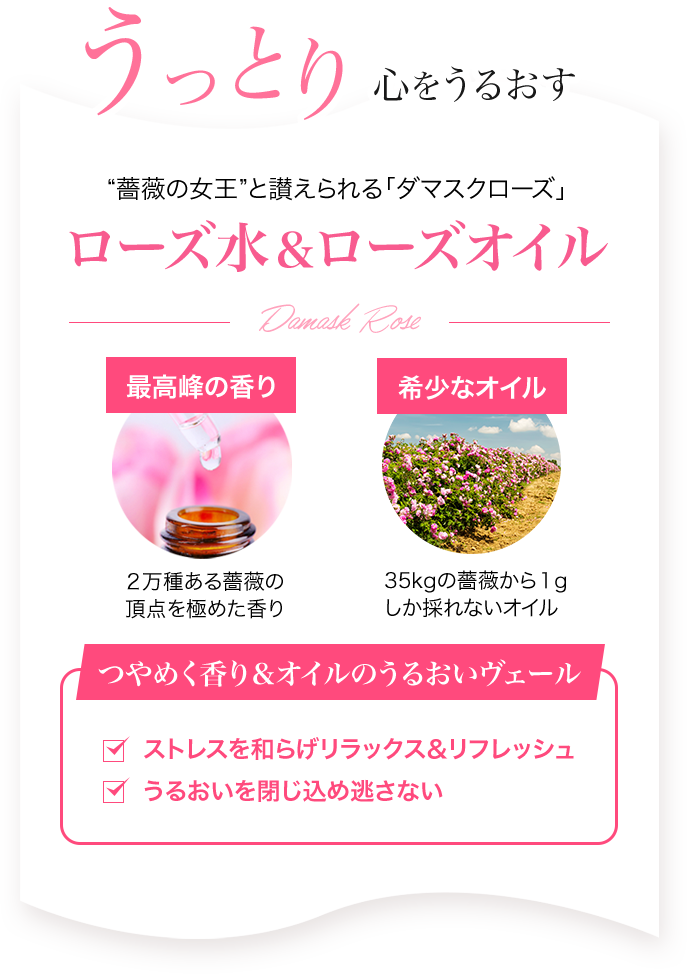 うっとり 心をうるおす