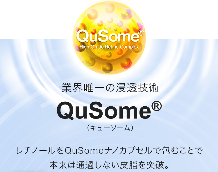 業界唯一の浸透技術QuSome®︎